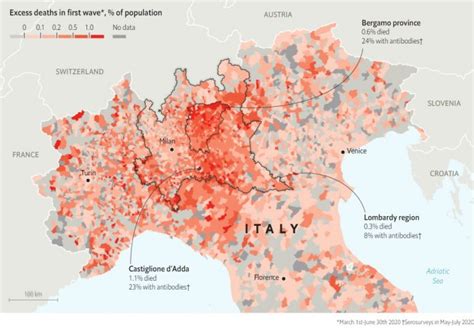 L'ECONOMIST: le ZONE IN ITALIA più colpite a marzo sono VICINE all'IMMUNITÀ - Milano Città Stato