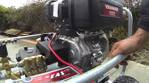 Yanmar L100 Belt Driven Pressure Power Jet Washer Youtube