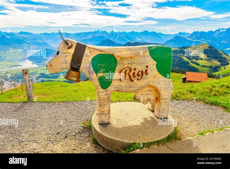 Sculpture Cow Switzerland High Resolution Stock Photography And Images