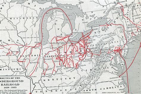 Underground Railroad Map 1850 1860 Part Iii The Underground Railroad