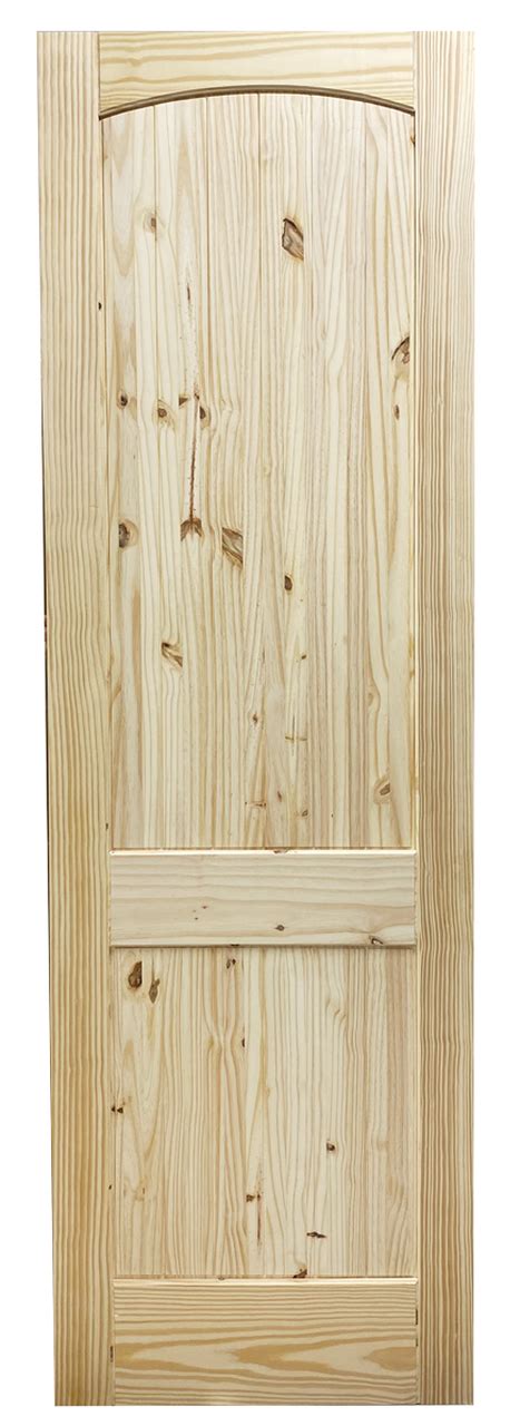 8' Knotty Pine V Grove Interior Door Slab | Doors interior, Wood doors interior, Prehung ...