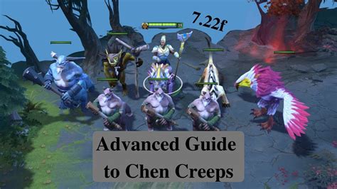 Chen is a ranged intelligence hero who is usually played as a jungler, a ganker and a support. DotA 2 Advanced Guide to Chen Creeps (7.22f) - YouTube