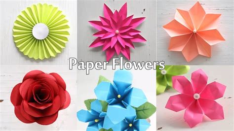 How To Make Paper Flowers Easy You Tutorial Pics