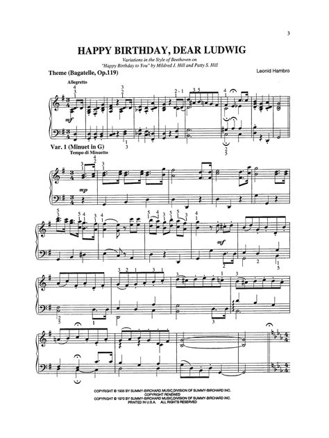 Happy Birthday Piano Sheet Music Advanced Pdf Get More Anythinks