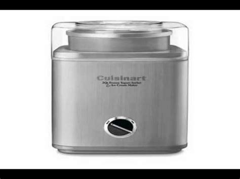 1 for ice cream and another for sorbet and gelato. low fat recipes for cuisinart ice cream maker - YouTube