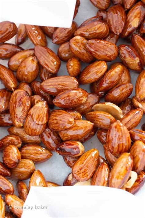 3 Ingredient Easy Paleo Candied Almonds Recipe Vegan Healthy