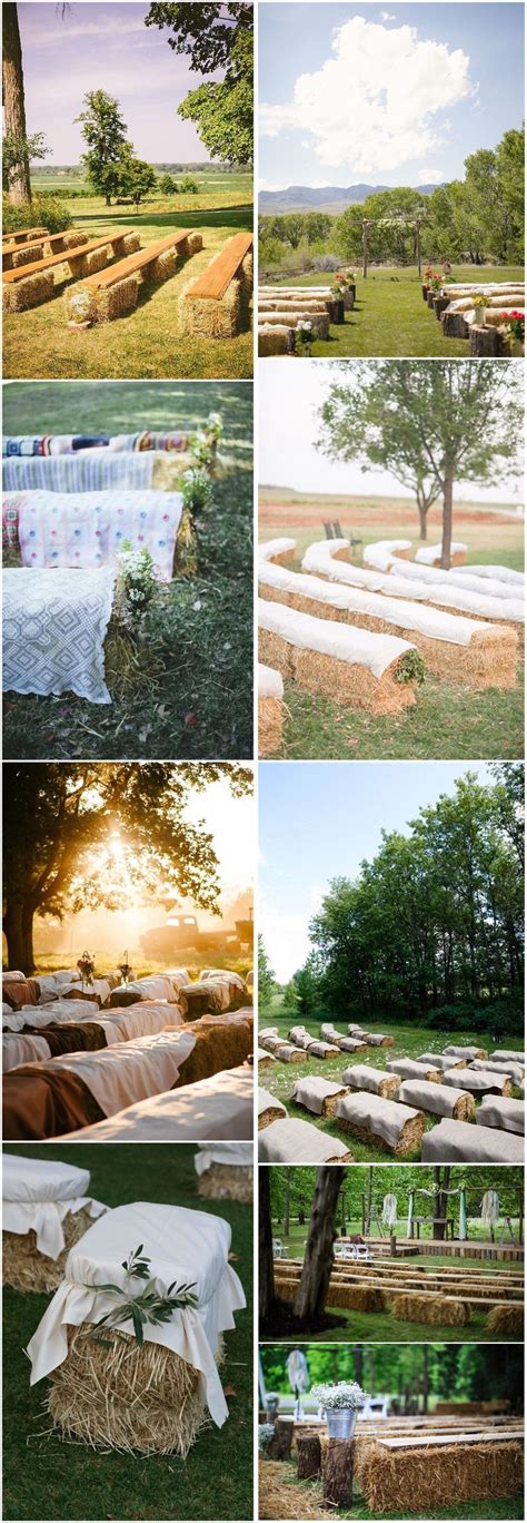 25 Chic Rustic Hay Bale Decoration Ideas For Country Weddings Rustic