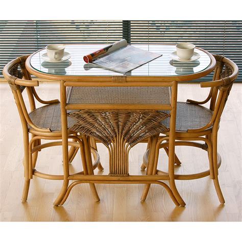 Alfresia Atlanta Cane and Wicker Conservatory Bistro Set ...