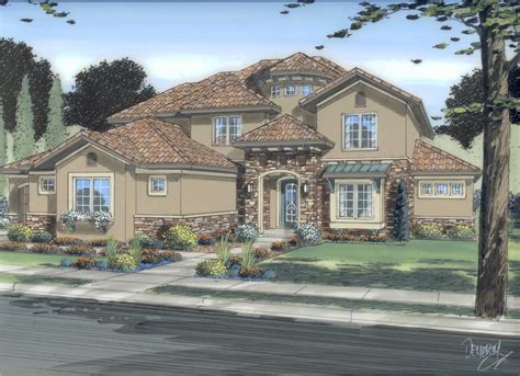 House plans cad blocks fo format dwg. Luxury - Mediterranean Home with 4 Bedrooms, 3446 Sq Ft ...