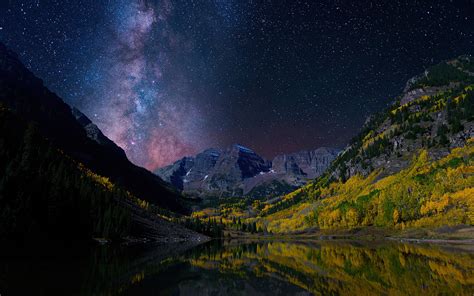 1680x1050 Milky Way On Starry Night Landscape 4k 1680x1050 Resolution