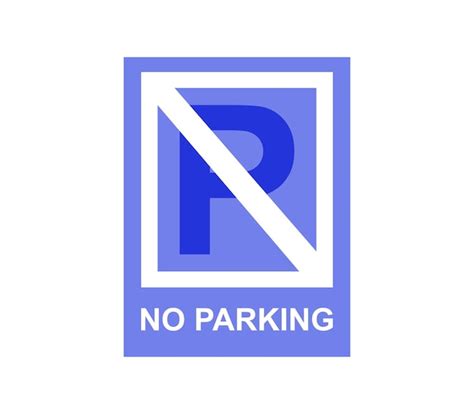 Premium Vector No Parking Sign