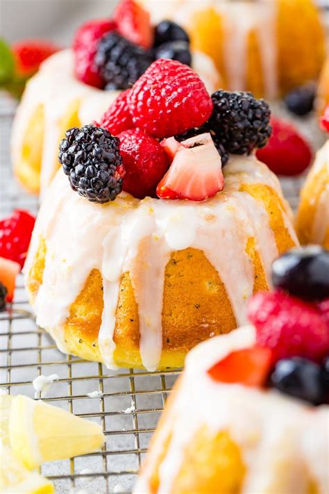 Mini Lemon Bundt Cakes From Cake Mix Aria Art