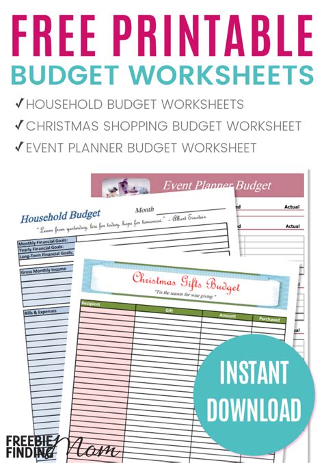Grab our printable compilation of needs and wants worksheets featuring charts and exercises to identify needs and wants and differentiate between the two. Free Printable 2018 Budget Worksheets - Money Saving Mom ...