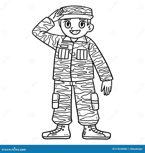 Saluting Soldier And Army Force Silhouettes Cartoon Vector