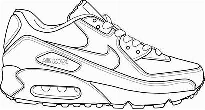 Coloring Jordan Nike Shoe Running Air Adidas
