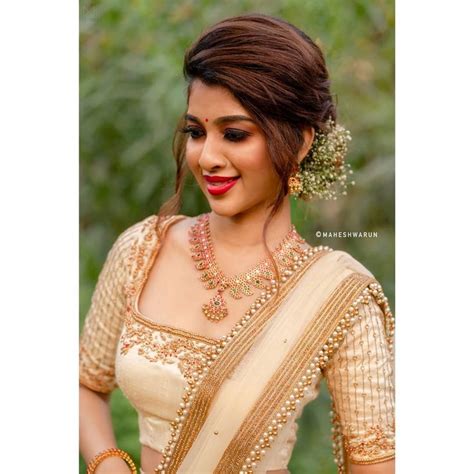 Traditional Half Saree Designs That Will Blow Your Mind • Keep Me Stylish Kerala Saree Blouse