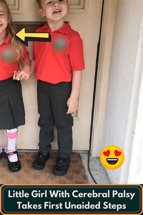 Girl With Cerebral Palsy Arrives At First Day Of School Takes Her