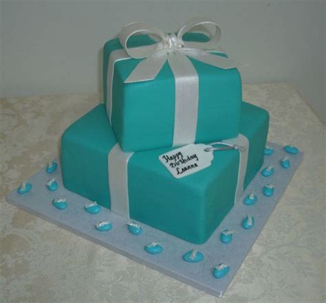 Tiffany Box Cakes