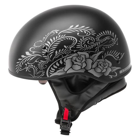 Gmax® Hh 65 Rose Naked Half Shell Helmet