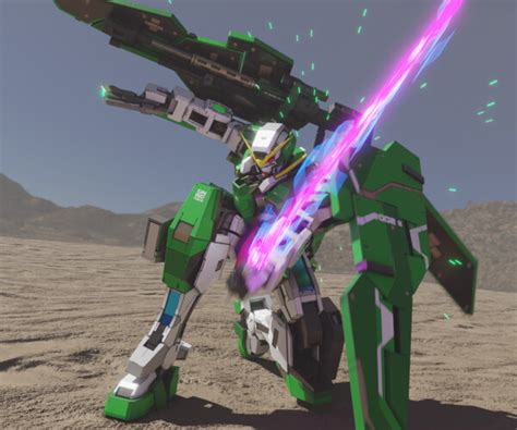 Artstation Gn 002 Gundam Dynames Rigged Resources