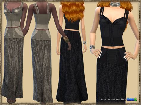 The Sims Resource Set Corset By Bukovka • Sims 4 Downloads