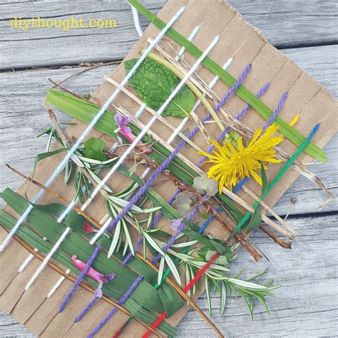 Nature Weaving For Children Diy Thought