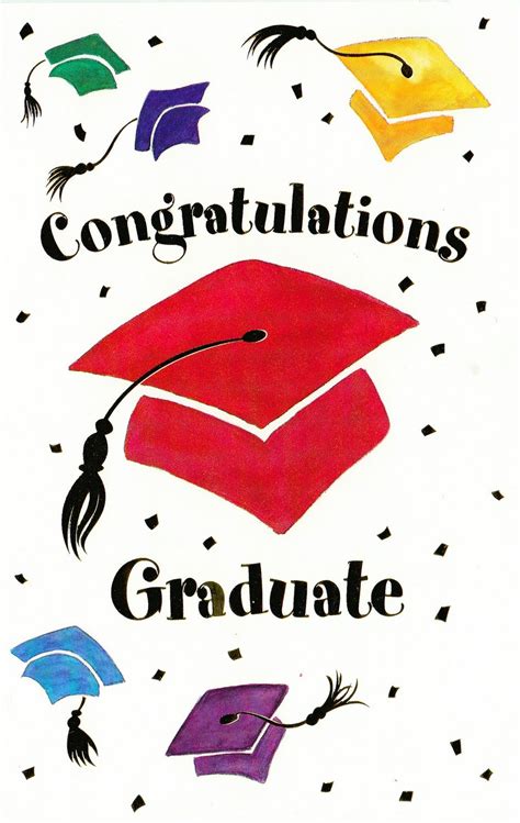 Printable Graduation Congratulations Cards