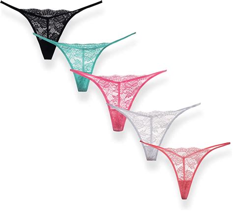 moxeay lace g string thongs t back panties underwear pack of 5 clothing shoes