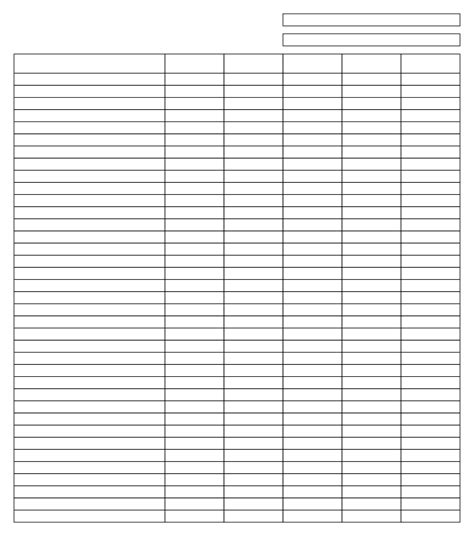 Free Blank Table Templates Printable Form Templates And Letter