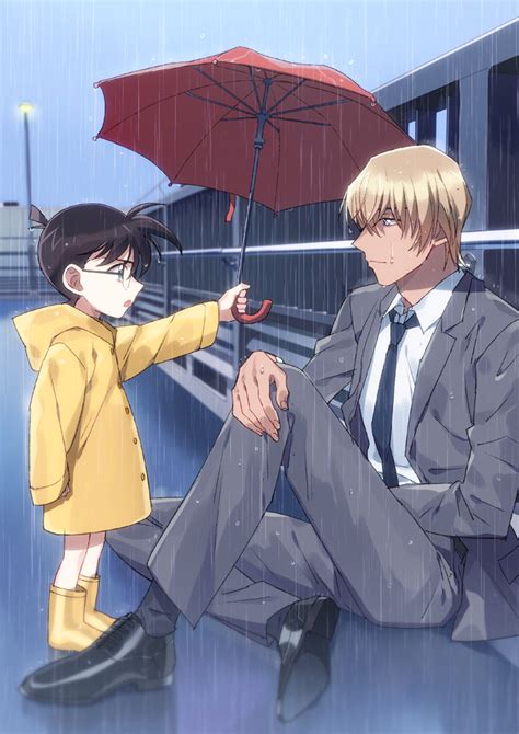 Edogawa Conan And Amuro Tooru Meitantei Conan Drawn By Kgearlabo