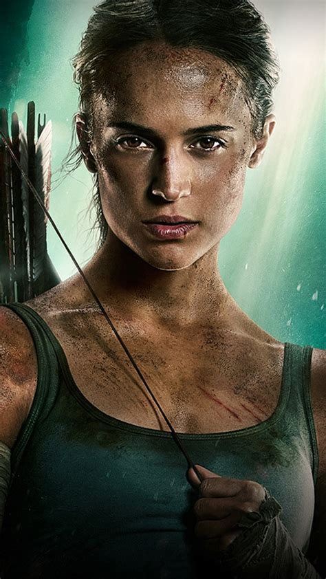 2160x3840 Tomb Raider 2018 Movie Alicia Vikander Poster Sony Xperia X Xz Z5 Premium Hd 4k