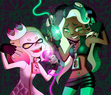 Splatoon 2 Pearl And Marina By Pinkcappanda On Deviantart