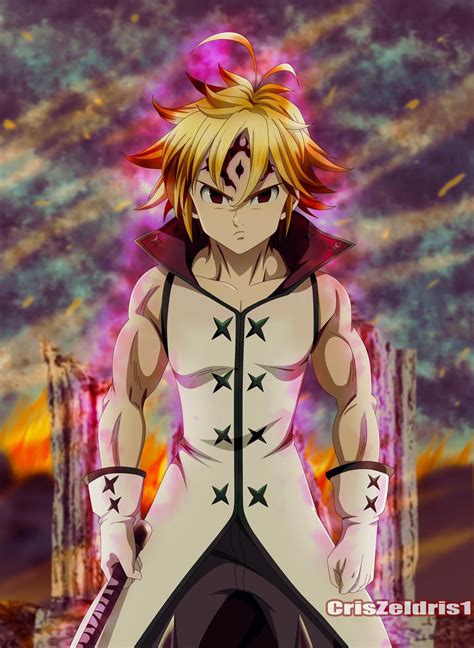 Meliodas Lider De Los Diez Mandamientos V2 By Criszeldris1 On