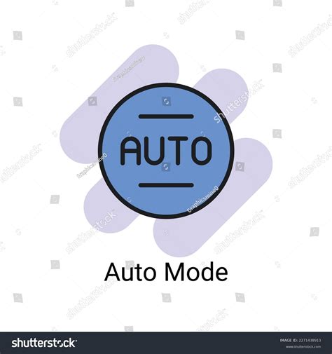 Auto Mode Icons Design Stock Illustration Stock Vector Royalty Free