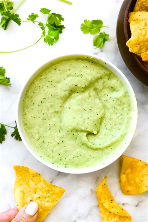 Creamy Avocado Salsa Verde Recipe