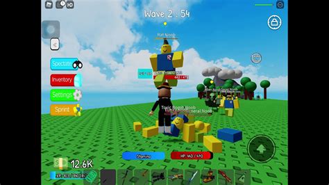 Gaming Day Roblox Noob Invasion Youtube