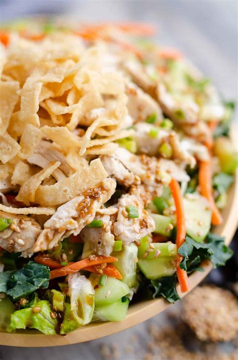 toasted sesame asian chicken salad