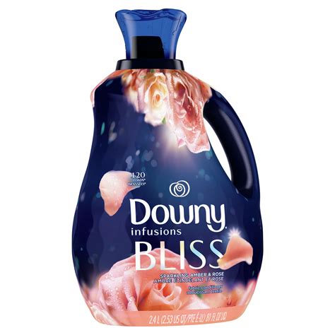 Downy Infusions Bliss Sparkling Amber 120 Loads Liquid Fabric Softener