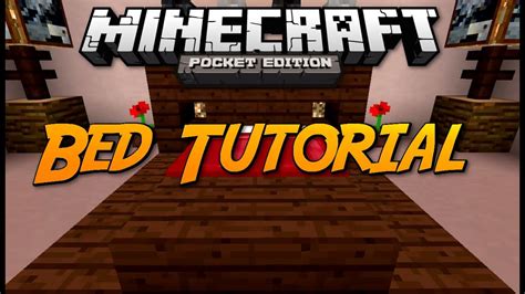 How to make custom beds in minecraft tutorial! Minecraft: Pocket Edition Tutorial - How To Build A Bed ...