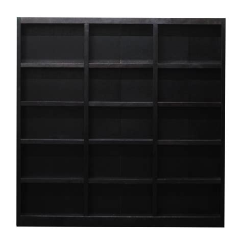 Concepts In Wood 72 In Espresso Wood 15 Shelf Standard Bookcase With