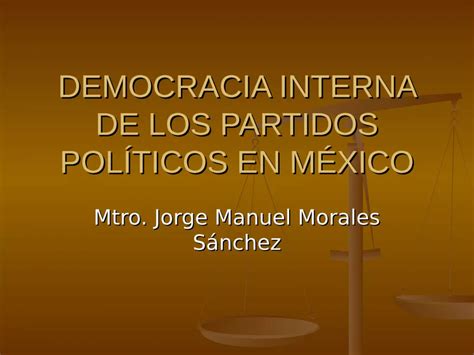 Ppt Democracia Interna De Los Partidos Politicos En Mexico Dokumen Tips