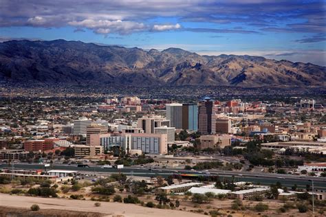 Scenic View Of Tucson Arizona With Mountains Diamond Ventures