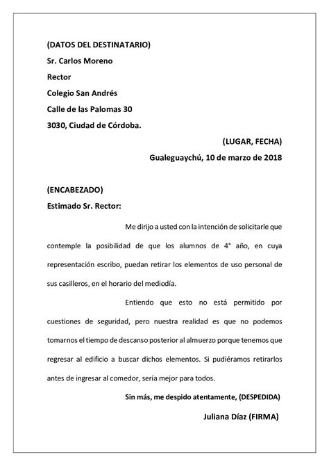 Pequenoticias Escribir Una Carta Formal Carta Formal Ejemplo De Carta