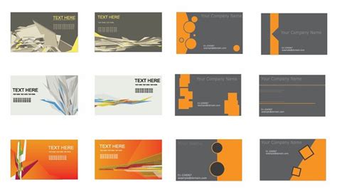 Find & download free graphic resources for business card. Set of Business Cards Vector | Free Vector Graphics | All ...