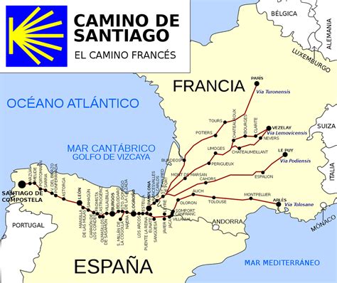 Las 4 Principales Rutas DelCamino De Santiago2021