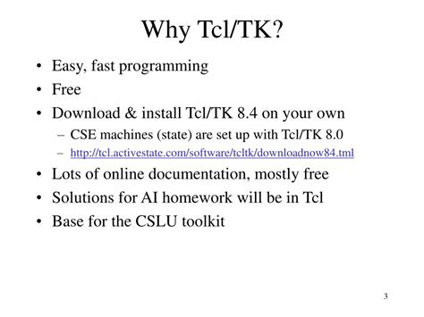 Ppt Tcltk Tutorial Powerpoint Presentation Free Download Id236115