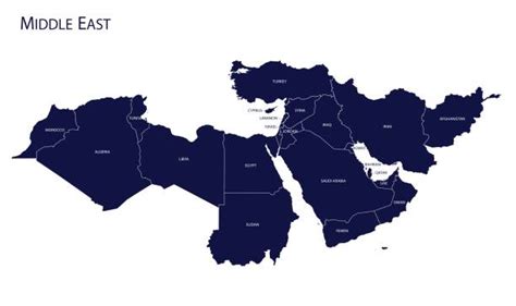 Middle East Maps Illustrations Royalty Free Vector Graphics And Clip Art