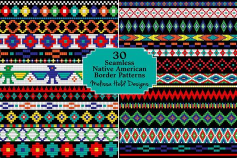 Native American Beaded Border Patterns 151336 Decorations Design