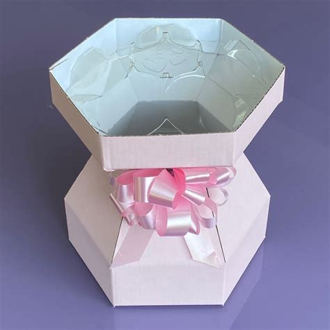 Presentation And Packaging Cupcake Bouquet Box Basket New Bundle Of X8