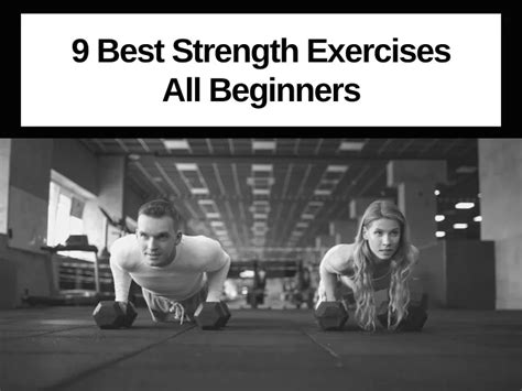 Ppt 9 Best Strength Exercises All Beginners Powerpoint Presentation